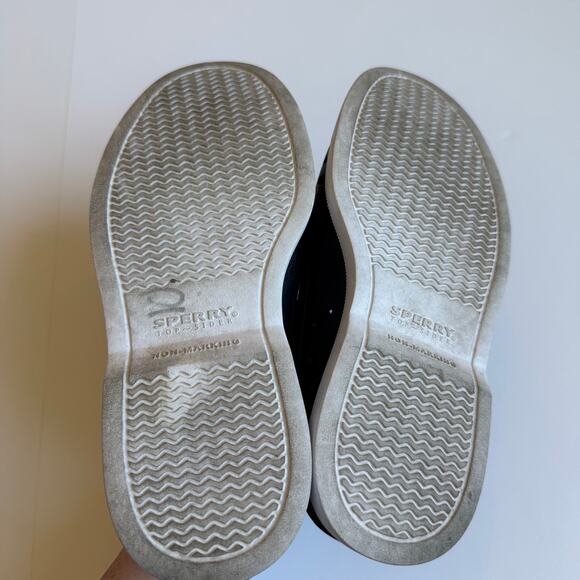 Sperry Top Sider Navy Blue Boat Shoes Mens 3 Womens 5 - Picture 10 of 11